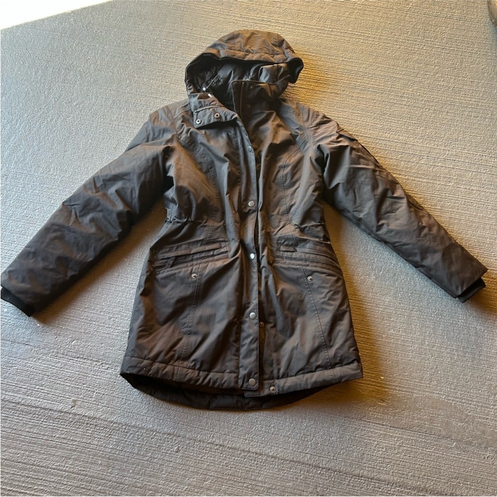 Eddie Bauer Women's Dark Gray Hooded Ski Jacket